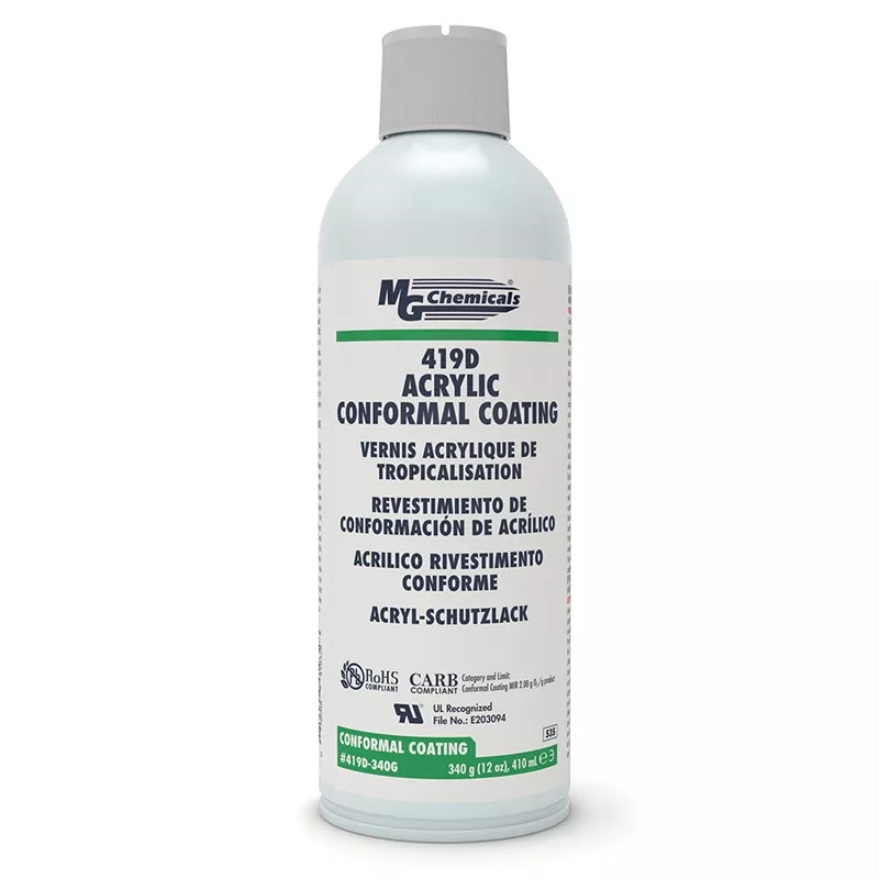 Premium Acrylic Lacquer Conformal Coating II, Aerosol 340 g (12 oz)