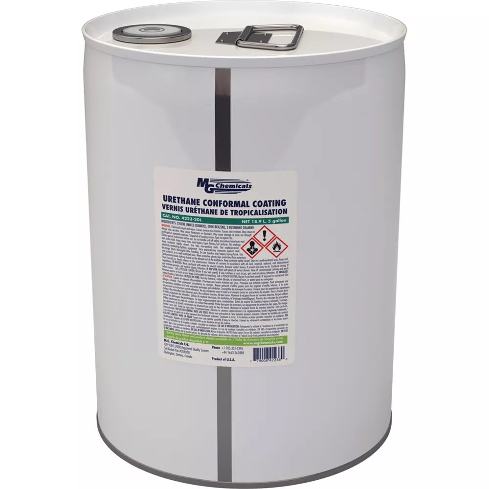 Premium Polyurethane Conformal Coating, Liquid 18.9 L (5 gal)