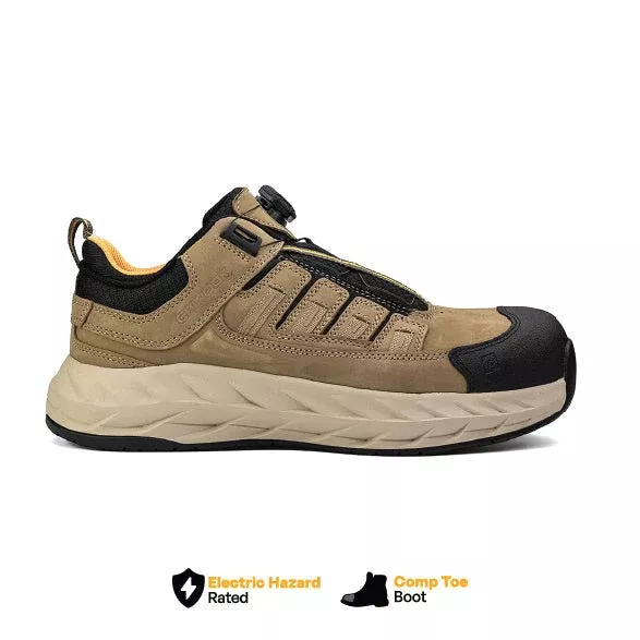 Pro Safety Low Composite Toe Work Shoe – Tan