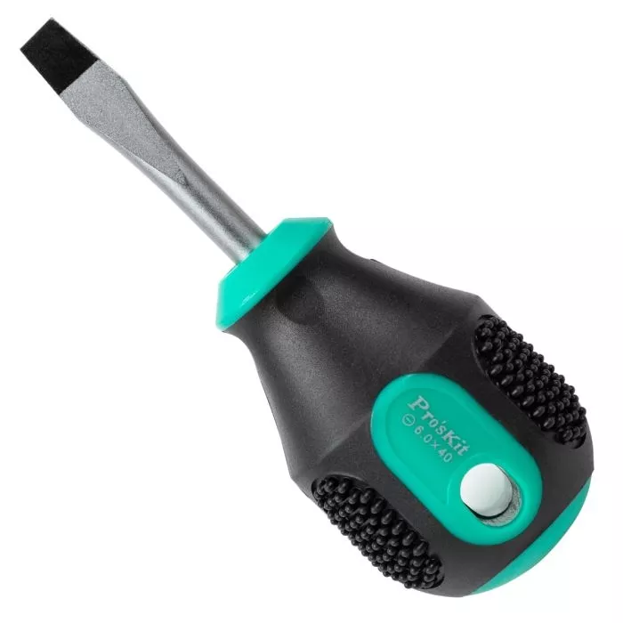 Screwdriver, Flat/Straight Blade, Stubby