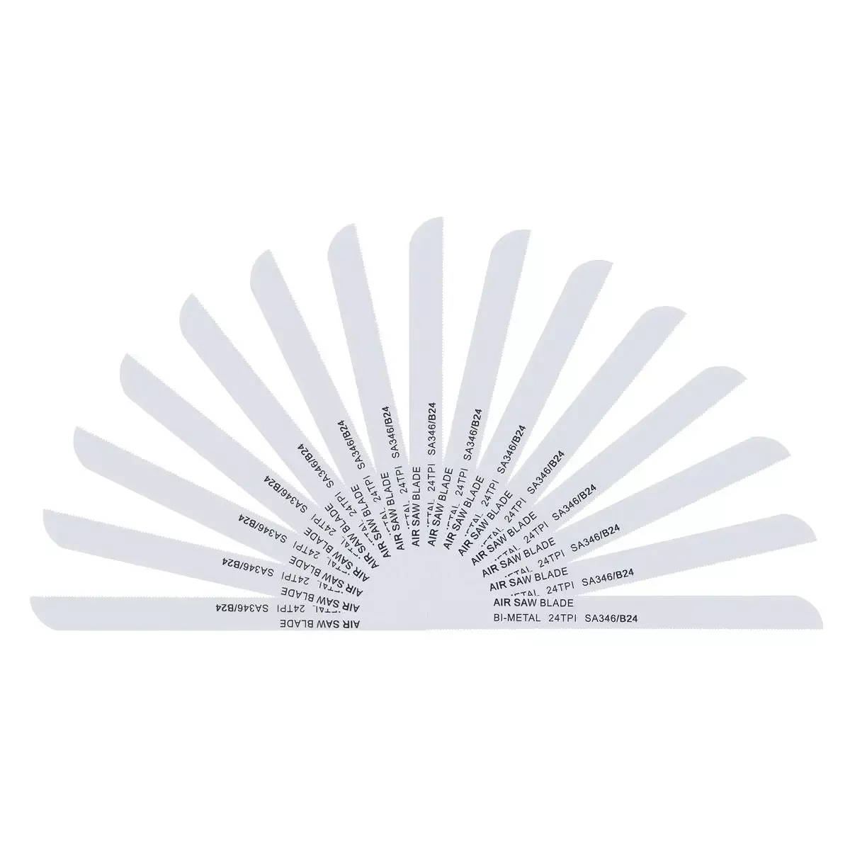 Sealey 141mm Air Saw Blade 24tpi - Pack of 15