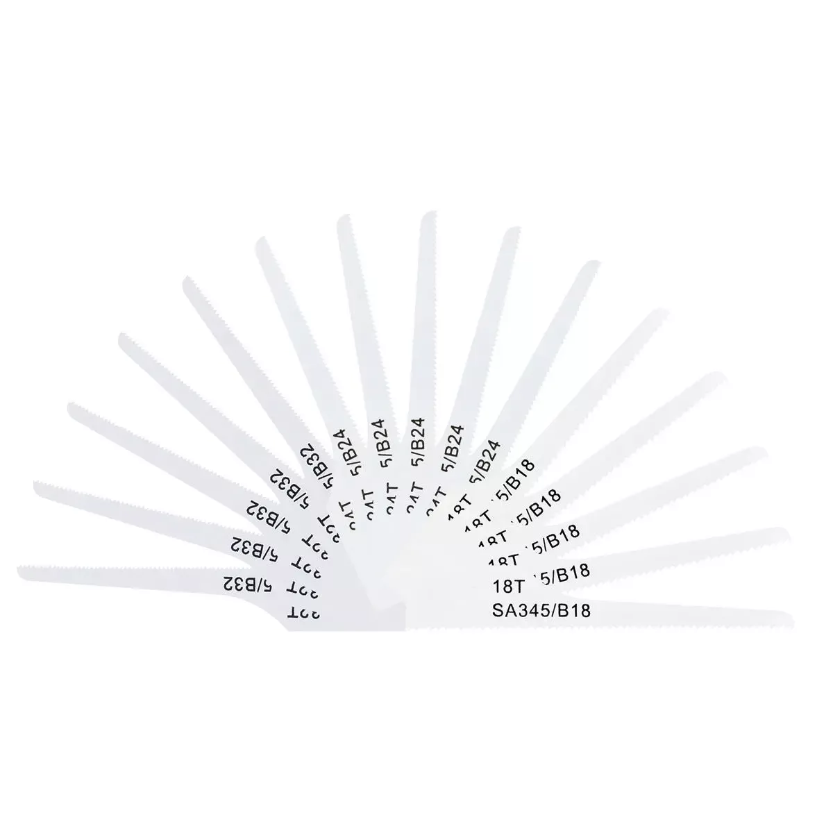Sealey 74mm Air Saw Blades Mixed - Pack of 15