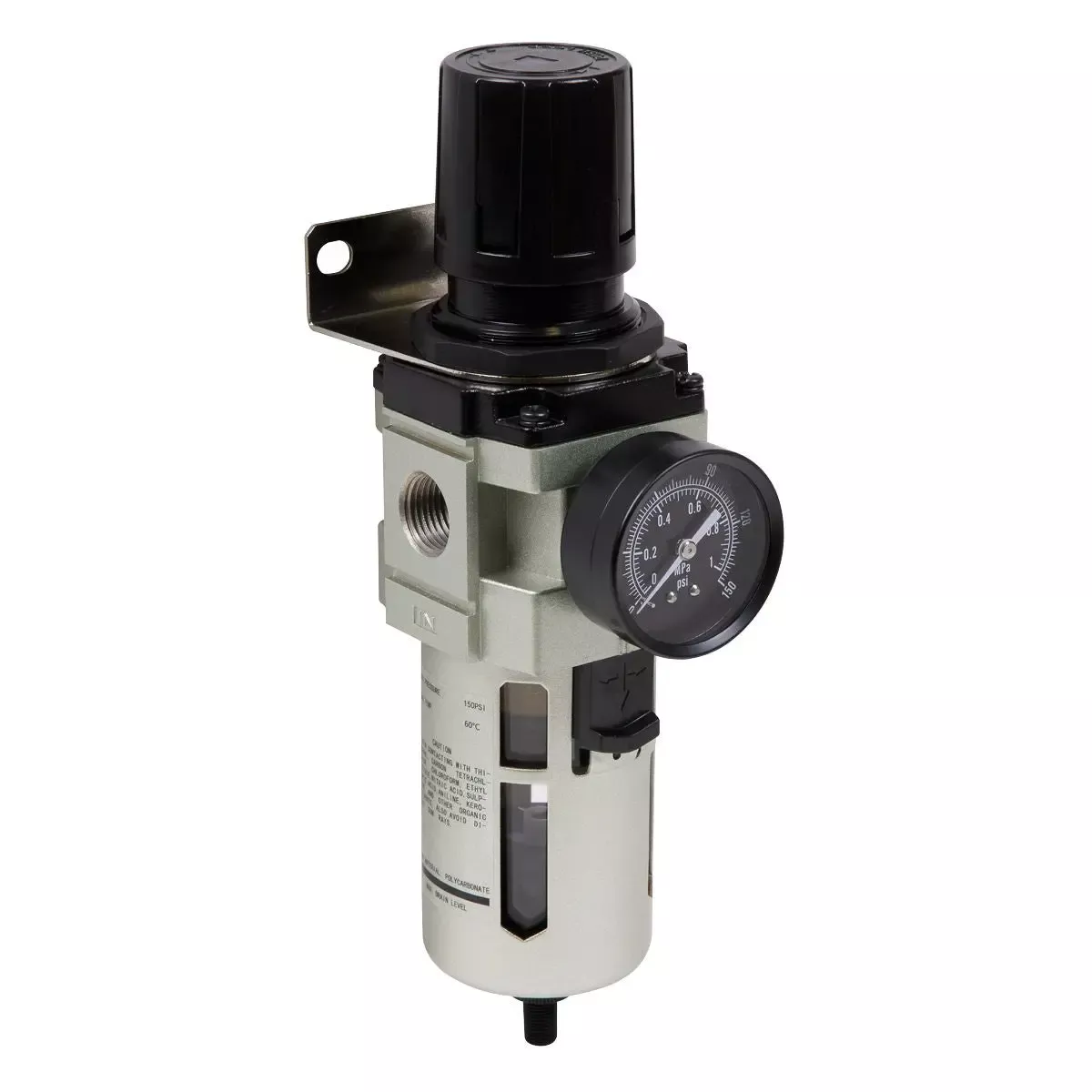 Sealey Air Filter/Regulator Auto Drain Max Airflow 140cfm