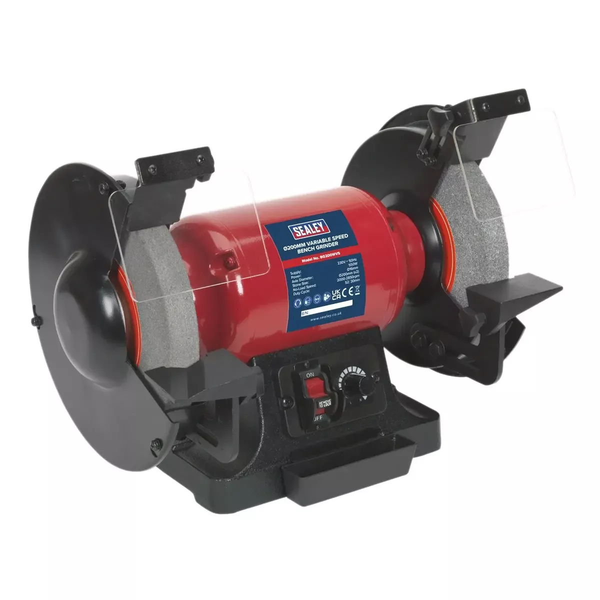 Sealey Bench Grinder Ø200mm Variable Speed