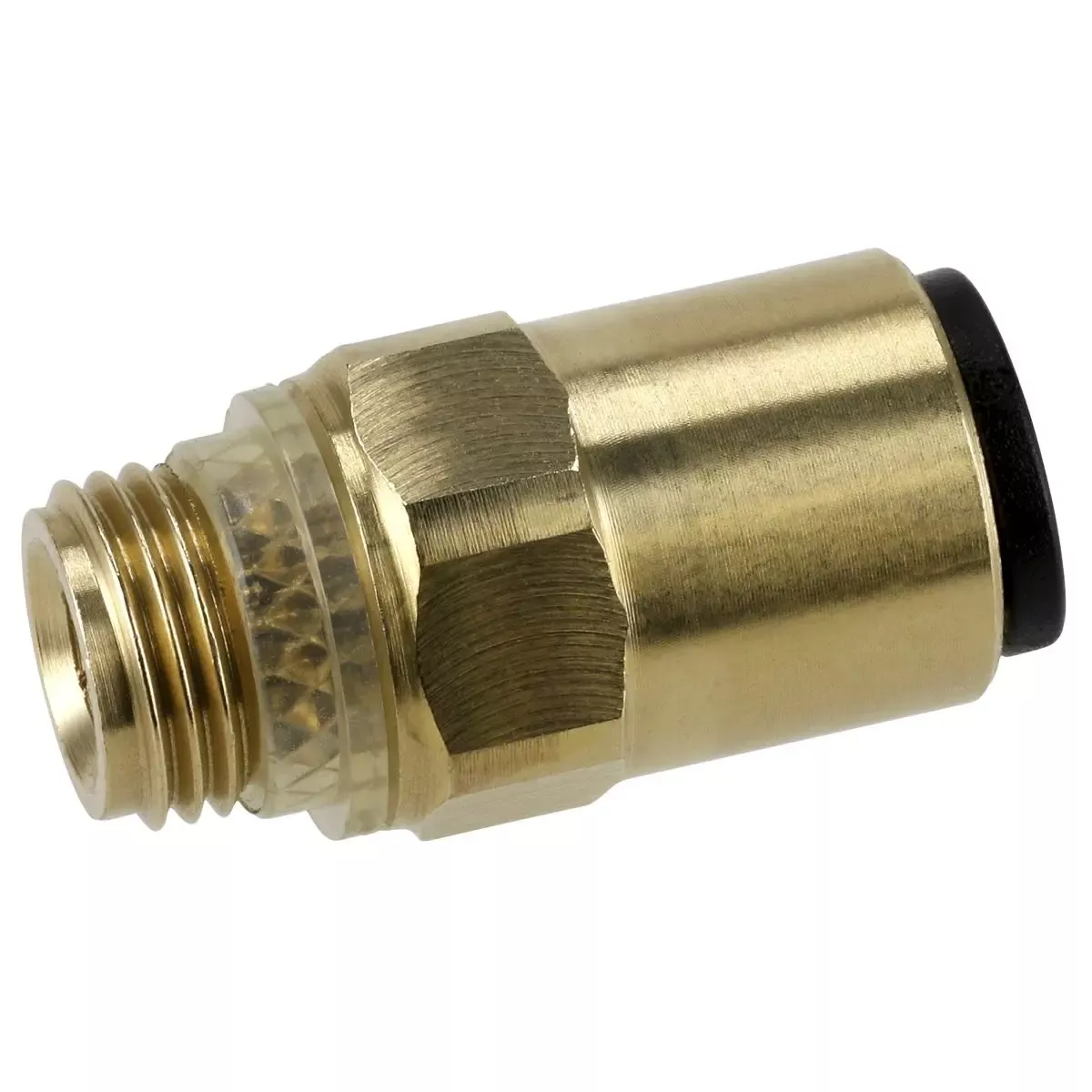 Sealey Brass SuperThread Straight Adaptor 6mm x 1/8"BSP Pack of 2 (John Guest Speedfit)