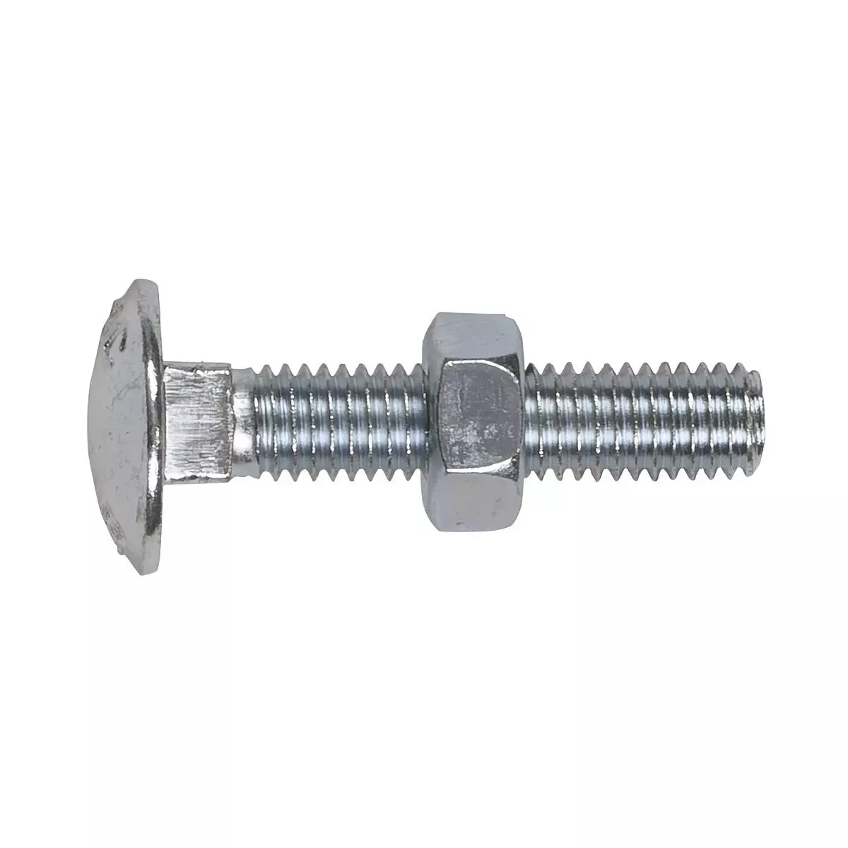 Sealey Coach Bolt & Nut DIN 603 - M8 x 40mm Zinc Pack of 50