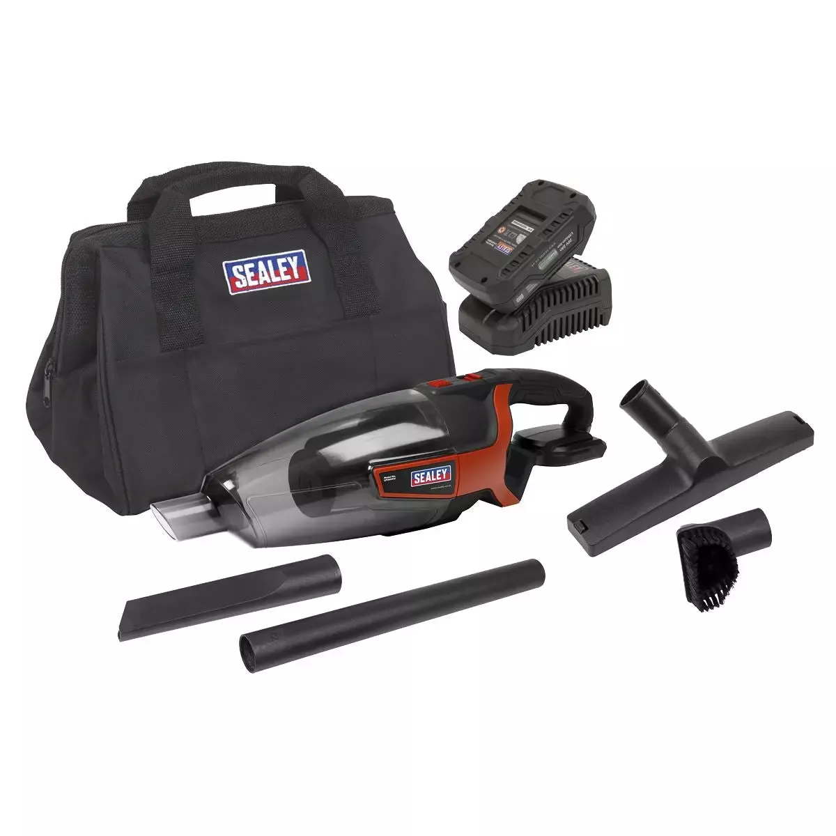 Sealey Cordless Handheld Vacuum Cleaner Kit 650ml 20V 2Ah SV20 Series