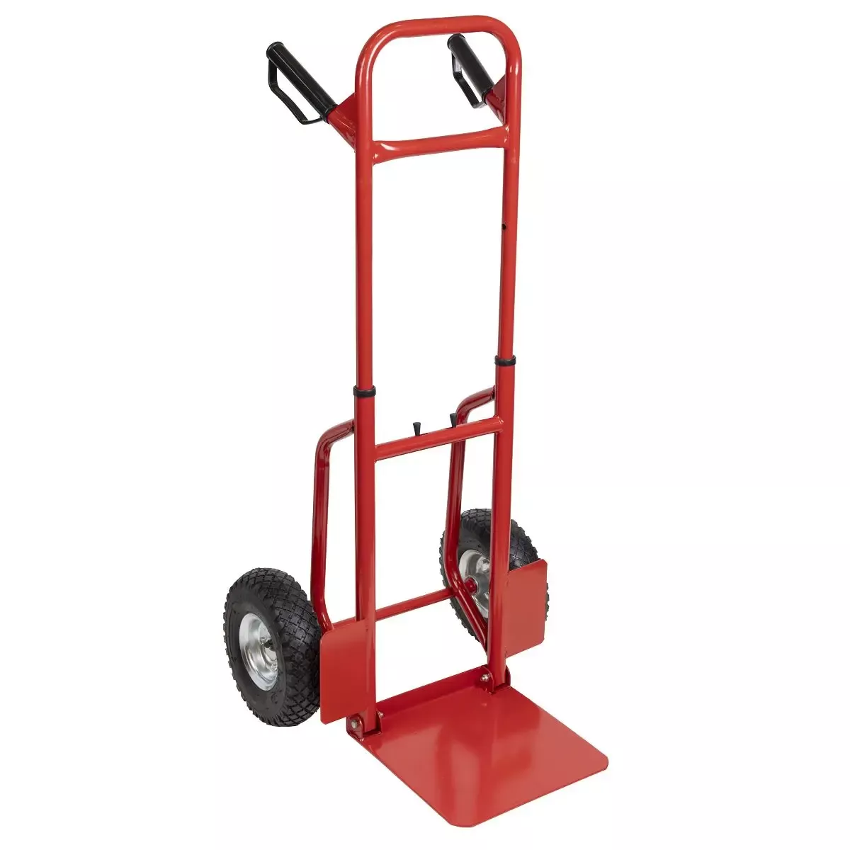 Sealey Folding Sack Truck with Pneumatic Tyres 200kg Capacity