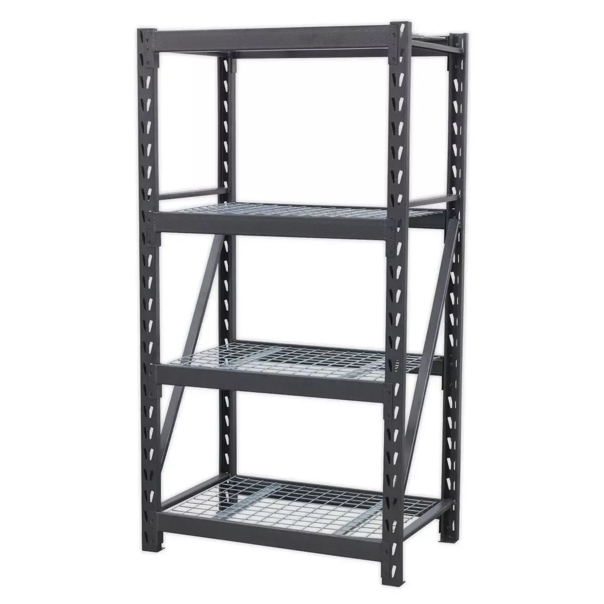Sealey Heavy-Duty Racking Unit with 4 Mesh Shelves 640kg Capacity Per Level 978mm