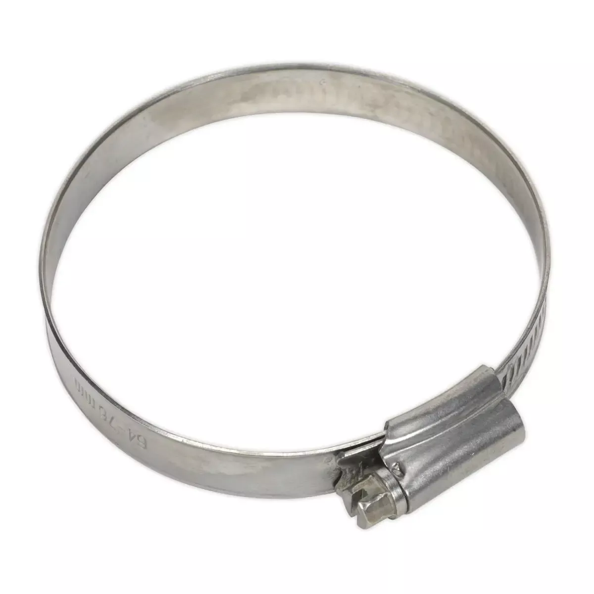 Sealey Hose Clip Stainless Steel Ø64-76mm Pack of 10