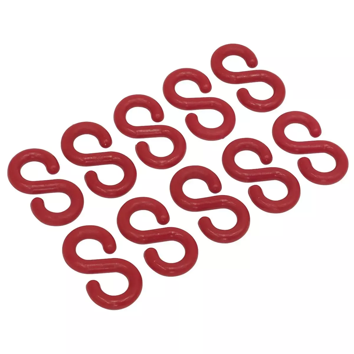 Sealey Plastic Chain S-Hook Pack of 10