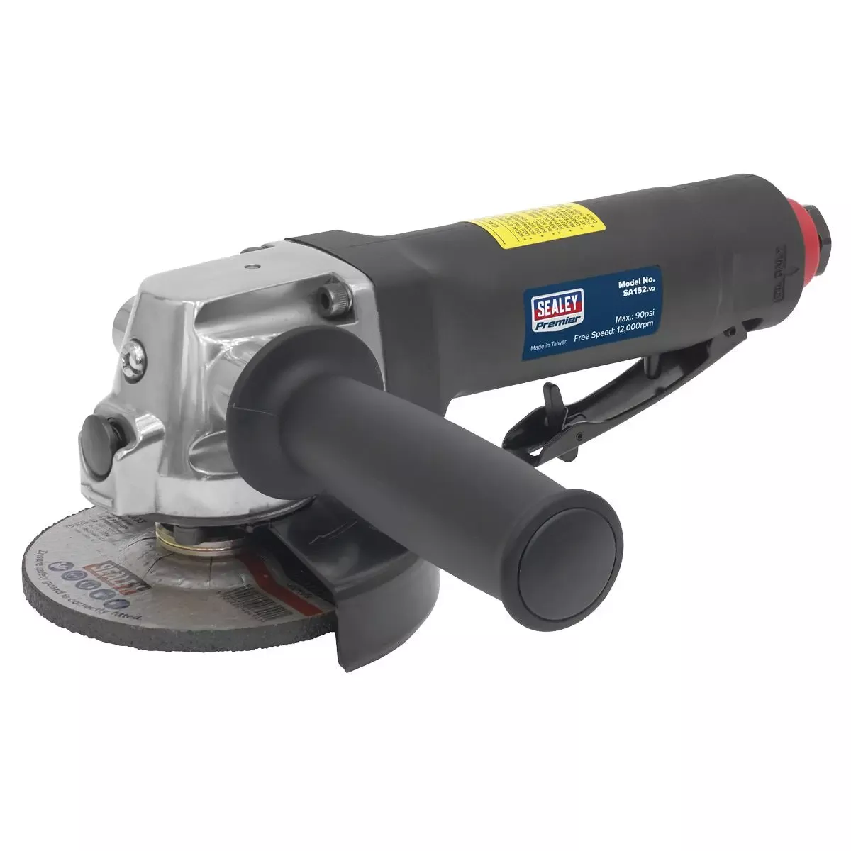 Sealey Premier Air Angle Grinder Ø100mm Composite Housing