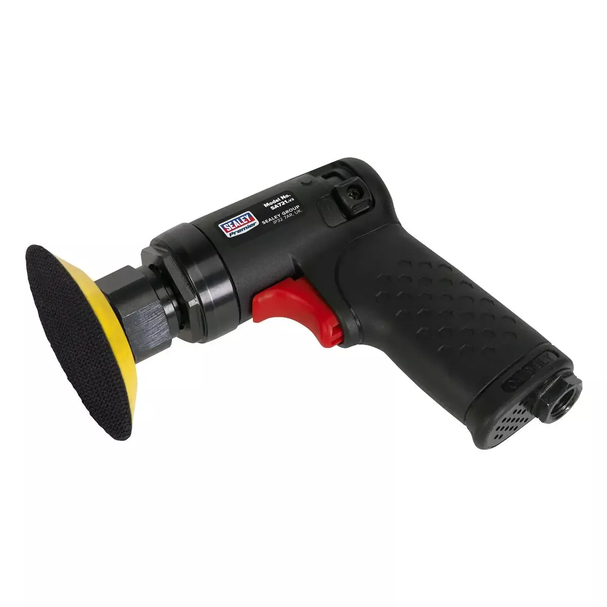 Sealey Premier Air Sander Ø75mm Orbital Composite Premier