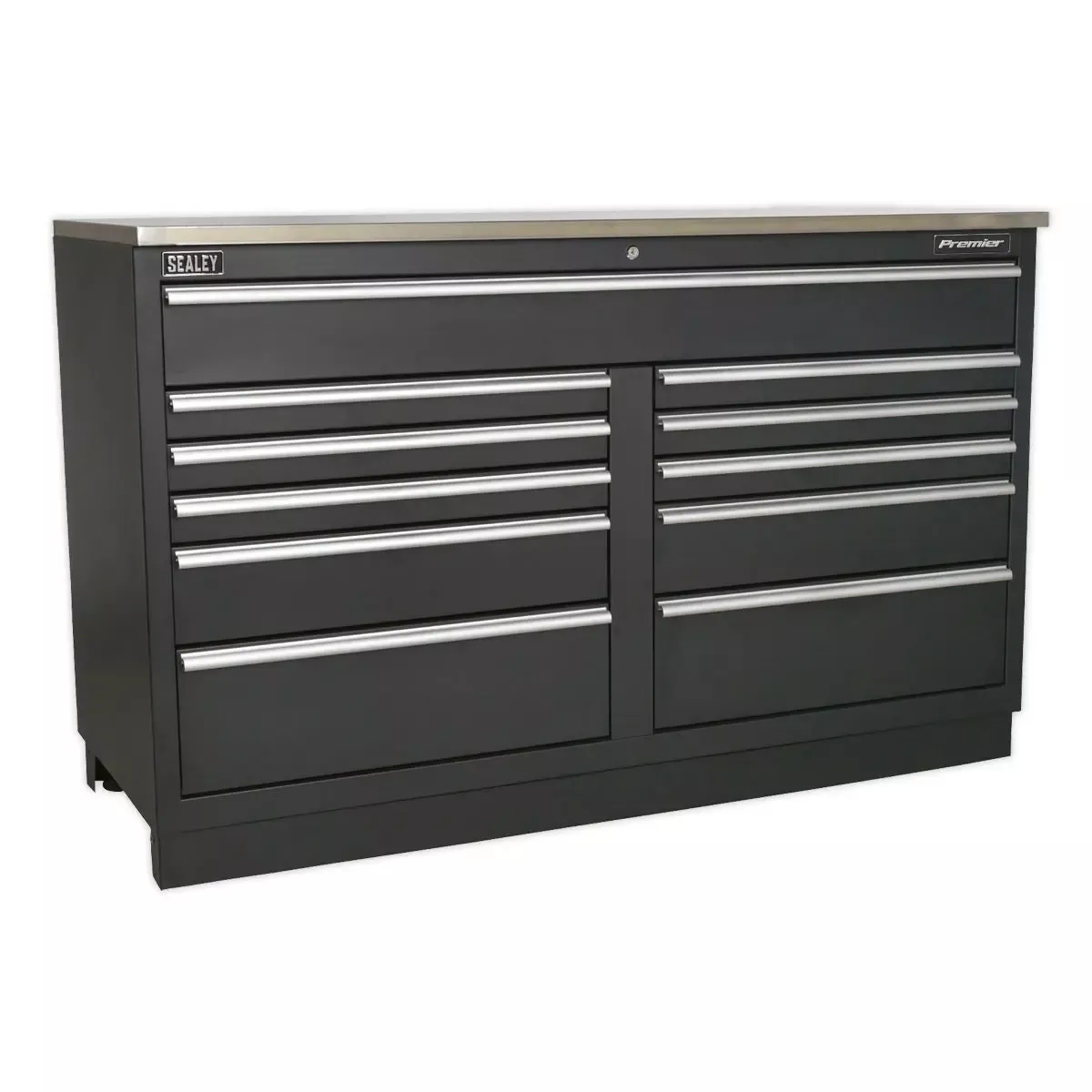 Sealey Premier Modular Floor Cabinet 11 Drawer 1550mm Heavy-Duty