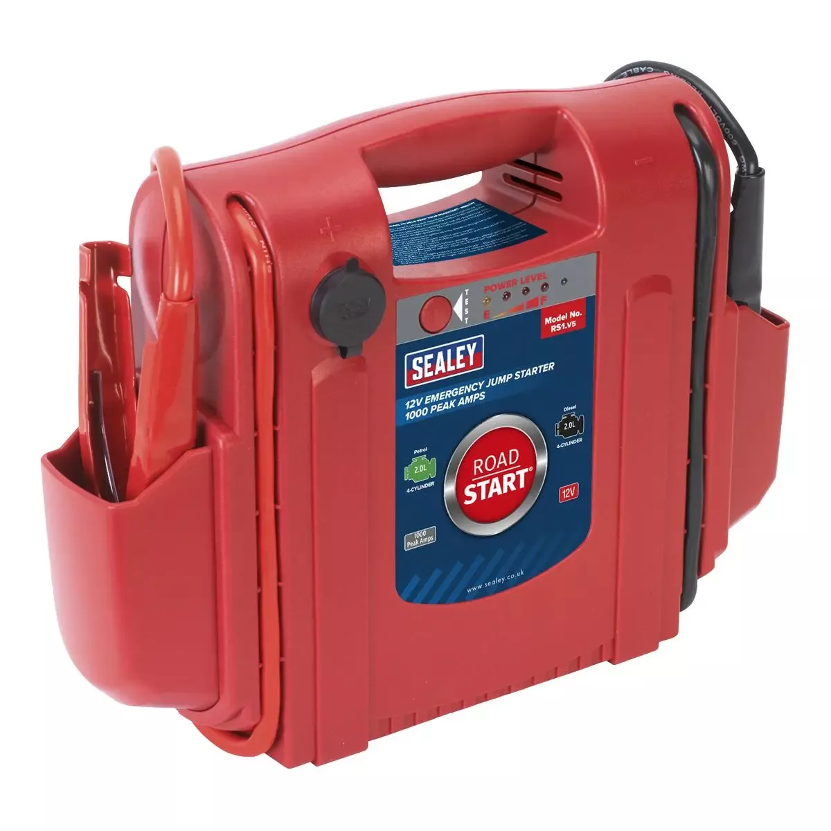 Sealey RoadStart Emergency Jump Starter 12V 1000 Peak Amps
