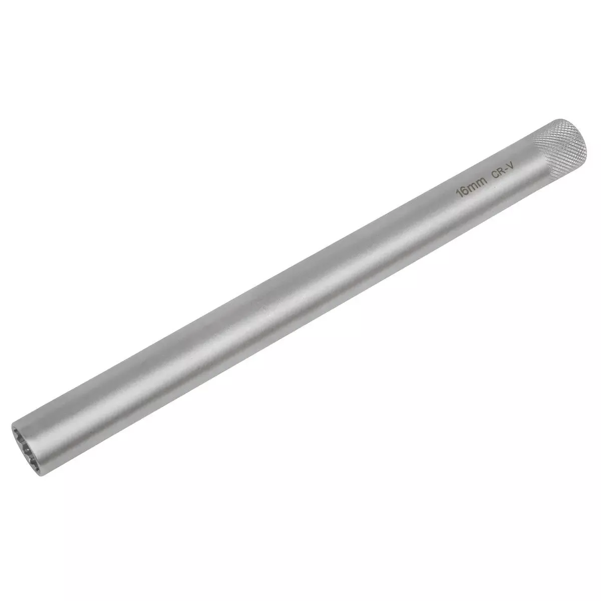 Sealey Spark Plug Socket 16mm 3/8"Sq 12-Point Magnetic Drive 250mm Long