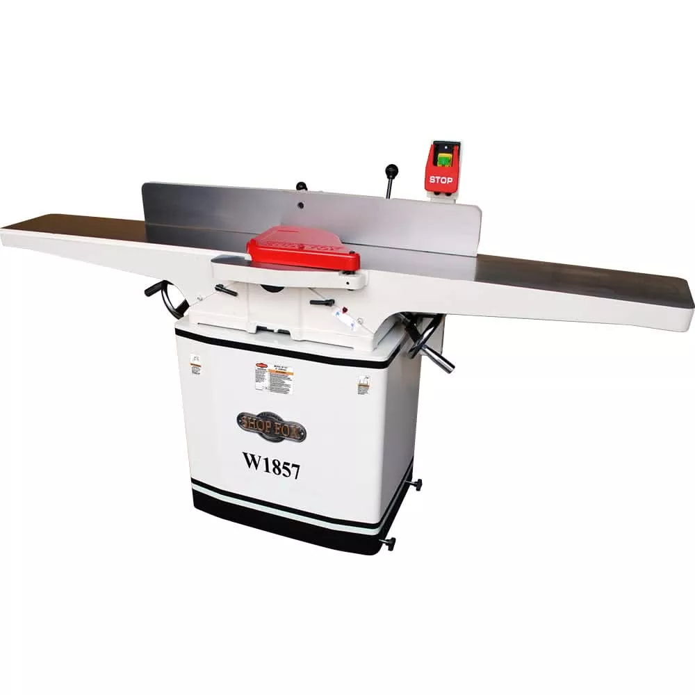 Shop Fox W1857 8-Inch x 72-Inch Dovetail Jointer with Mobile Base