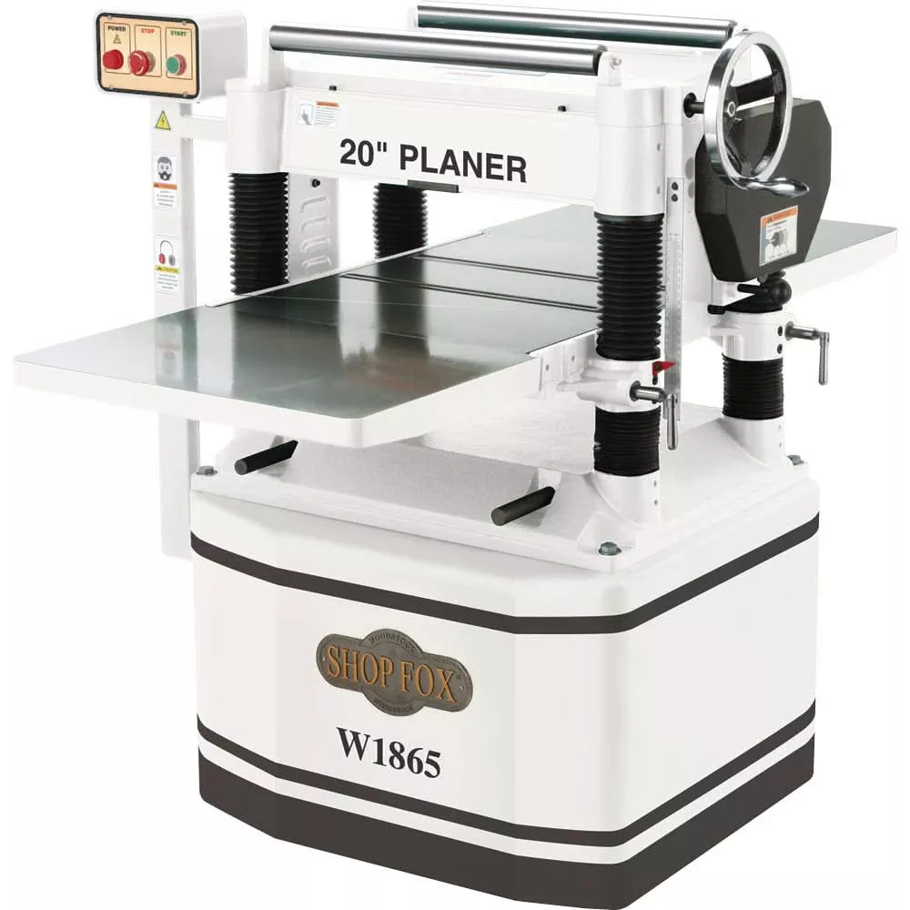 Shop Fox W1865 20-Inch Planer with Helical Cutterhead, 5 HP