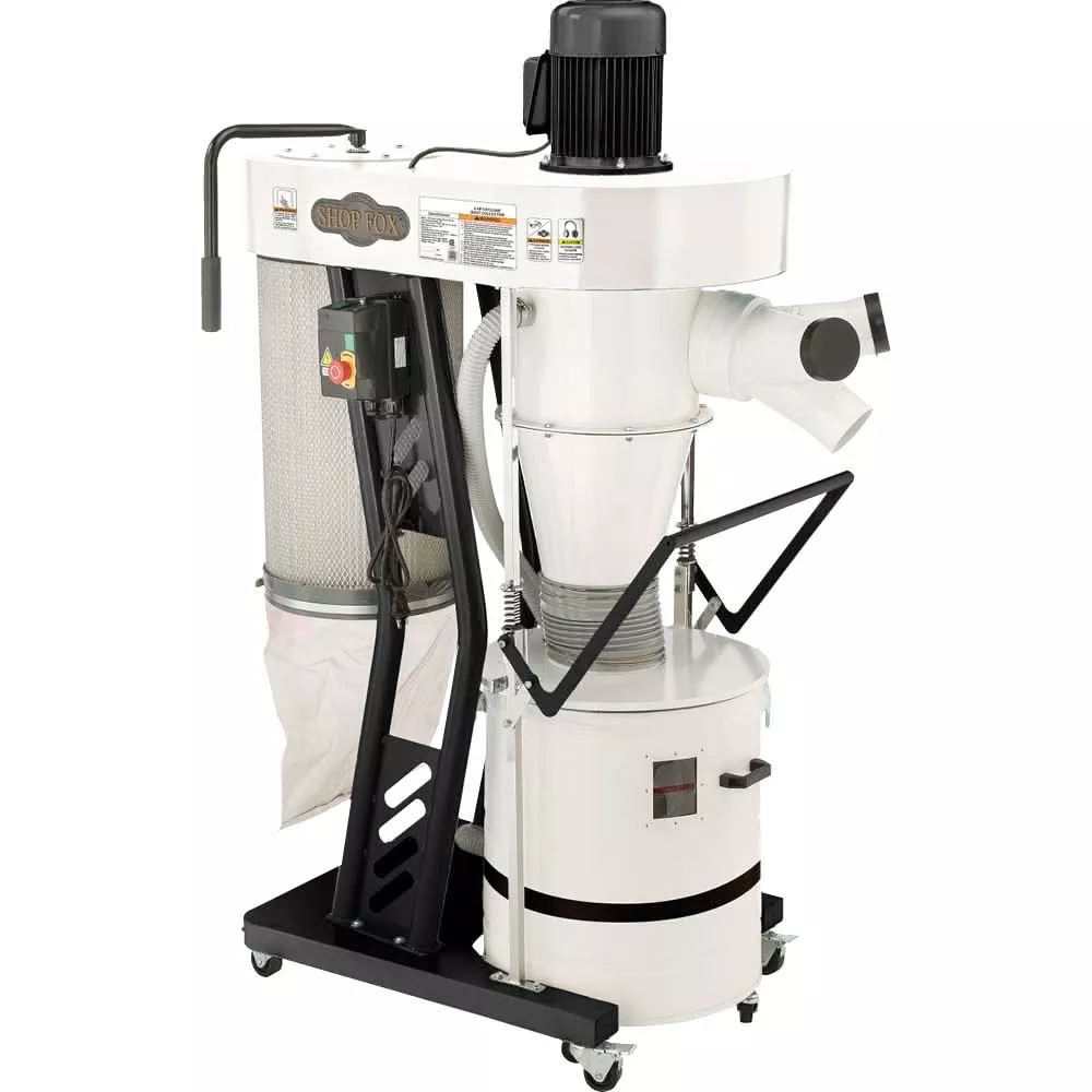 Shop Fox W1868 2 HP Portable Cyclone Dust Collector