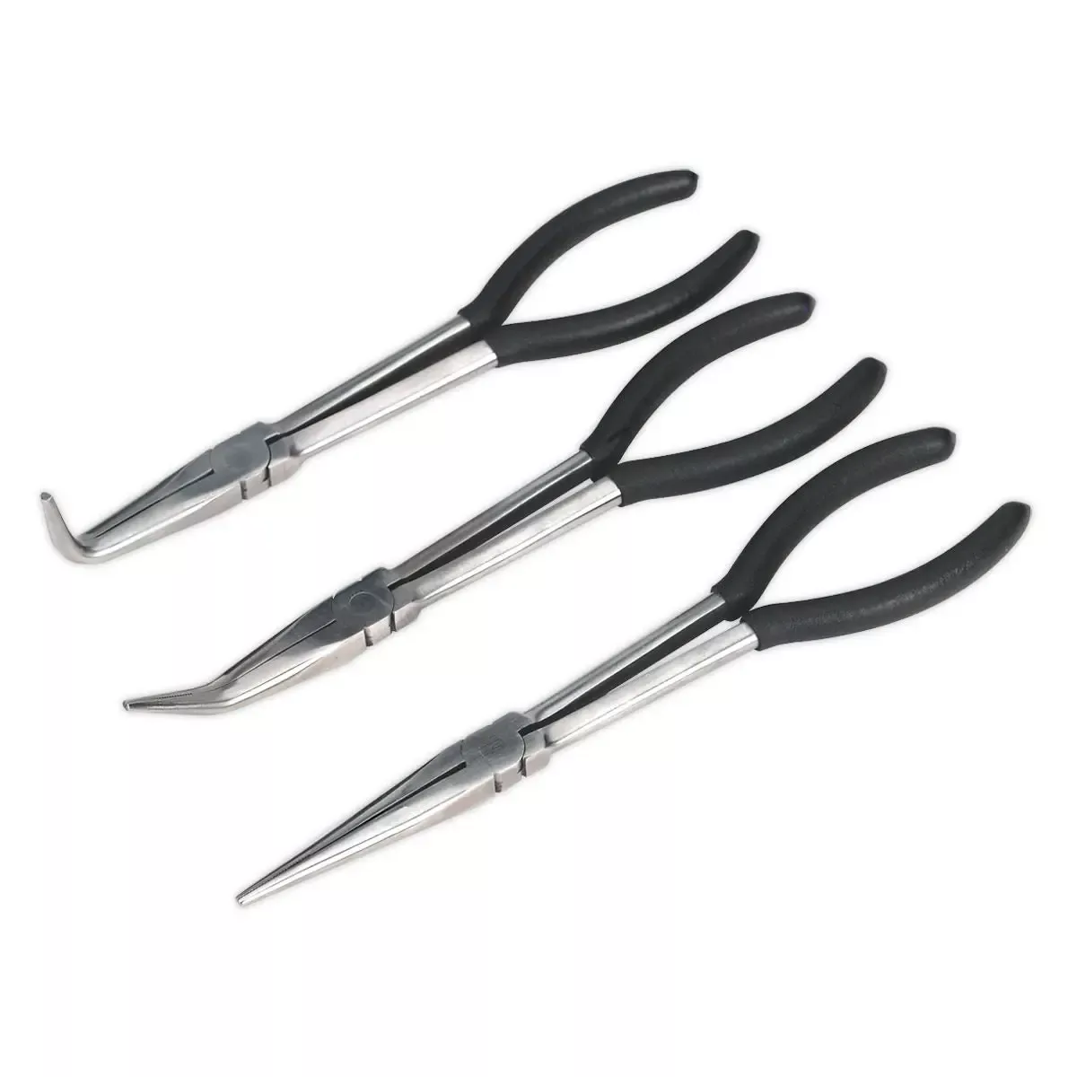 Siegen by Sealey Needle Nose Pliers Set 3pc 275mm