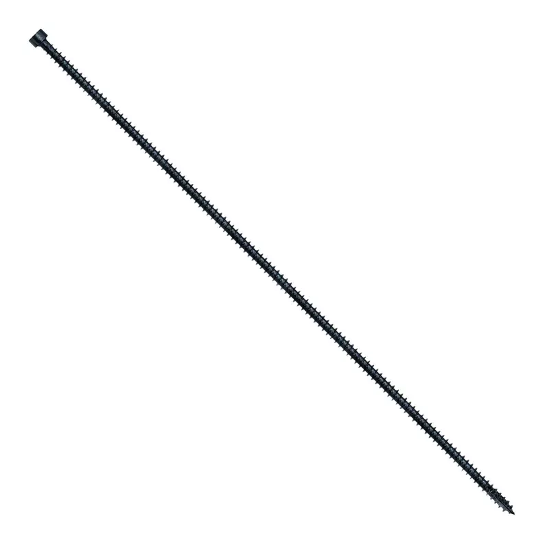 Simpson Strong-Tie 0.390″ x 19-5/8″ SDCFC Timber-CFC Cylinder Head Screw – E-Coat Black Qty. 50