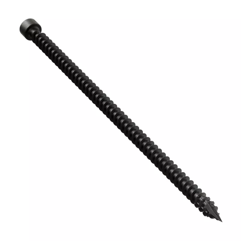 Simpson Strong-Tie 0.390″ x 9-1/2″ SDCFC Timber-CFC Cylinder Head Screw – E-Coat Black Qty. 25