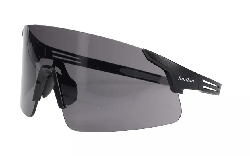 Site Boss Enhanced Coverage Frameless Safety Glasses, with Black Temples and Gray FogLess 3Sixty™ Lens Coating250-40-0521