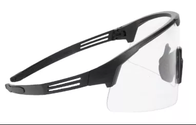 Site Boss Enhanced Coverage Half-Frame Safety Glasses, with Black Frame and Clear FogLess 3Sixty™ Lens Coating250-41-0520
