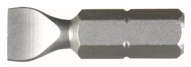 Slotted Insert Bit 6.5 x 25mm (1/4)