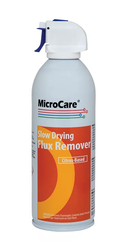 Slow-Drying Citrus-Based Flux Remover -Aerosol Can 10 oz.