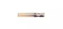 Solid Carbide End Mill, 4 Flute, 1/2 " Dia, 1" Flute Length, 3" OAL, HTC Tool 120-4500