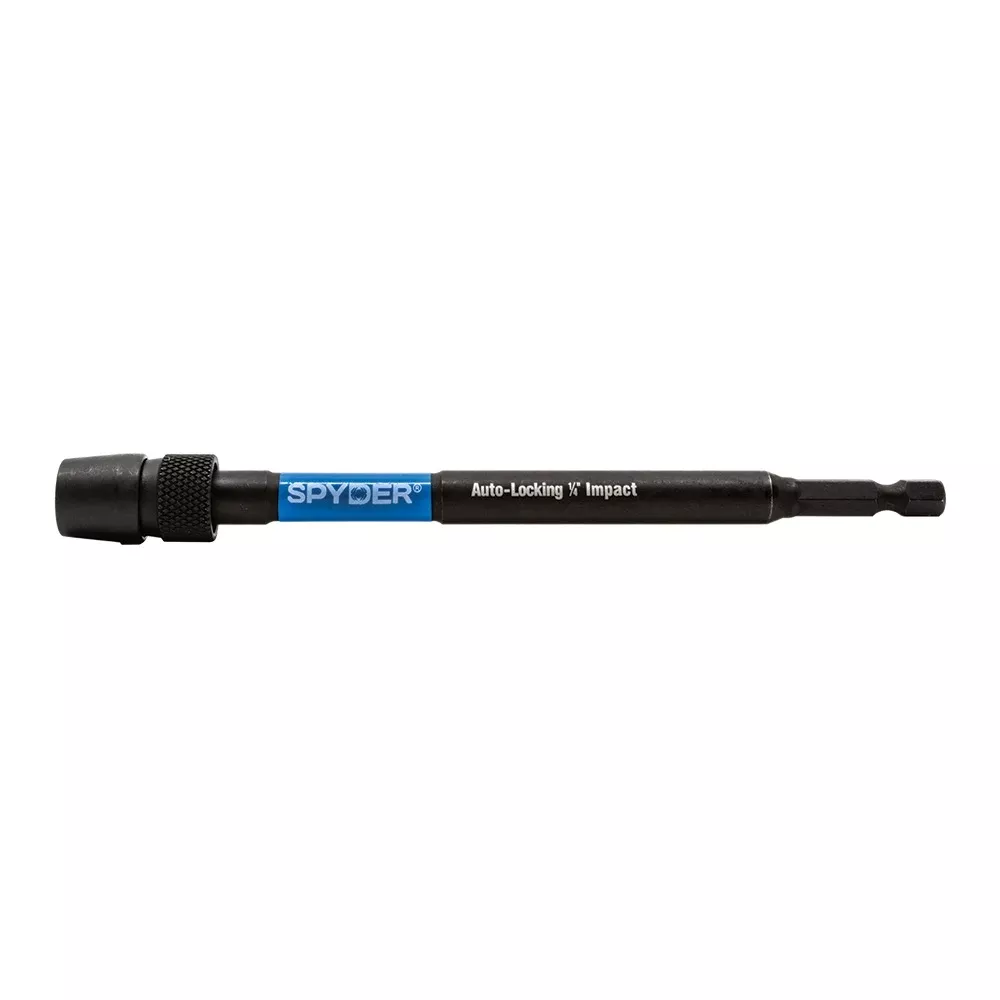 Spyder 6" 1/4" x 1/4" Locking Impact Bit Driver Holder 19082