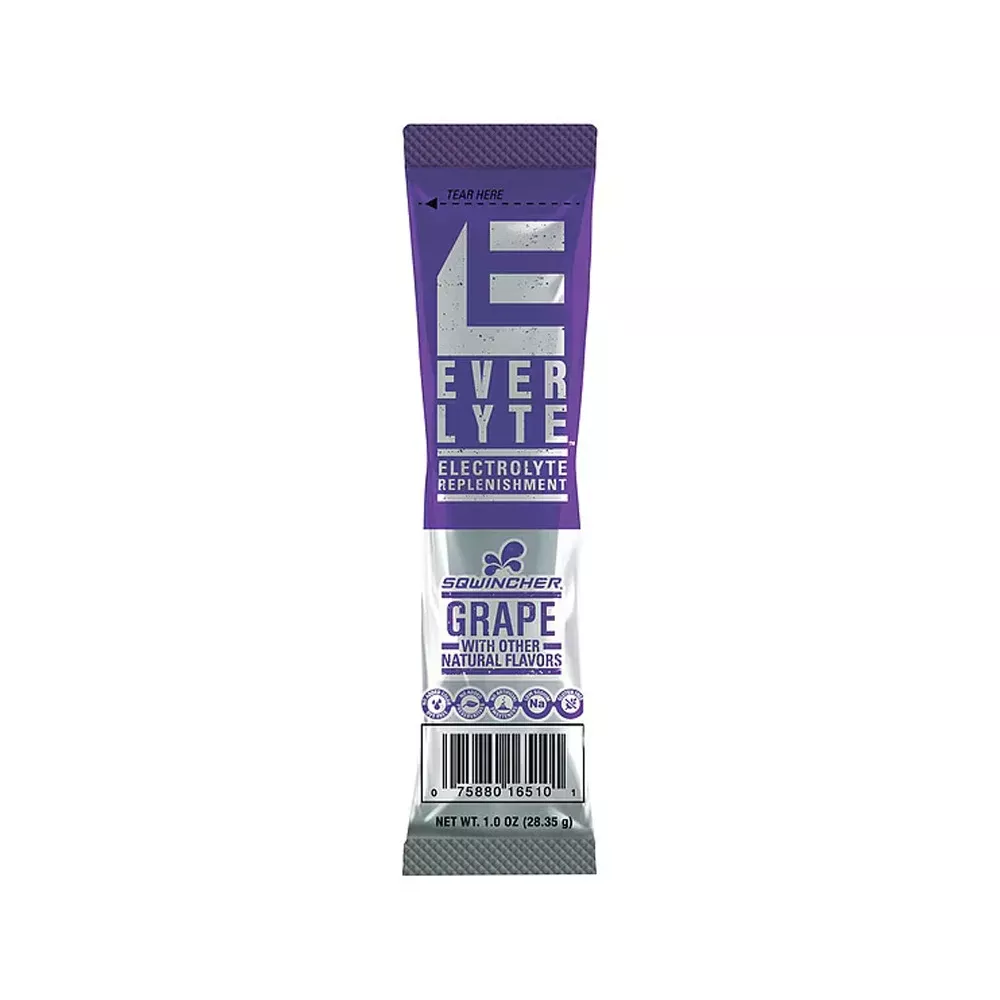 Sqwincher EverLyte Powder Stik Grape, 1 oz, 16.9-20Oz Yield (96/Case)