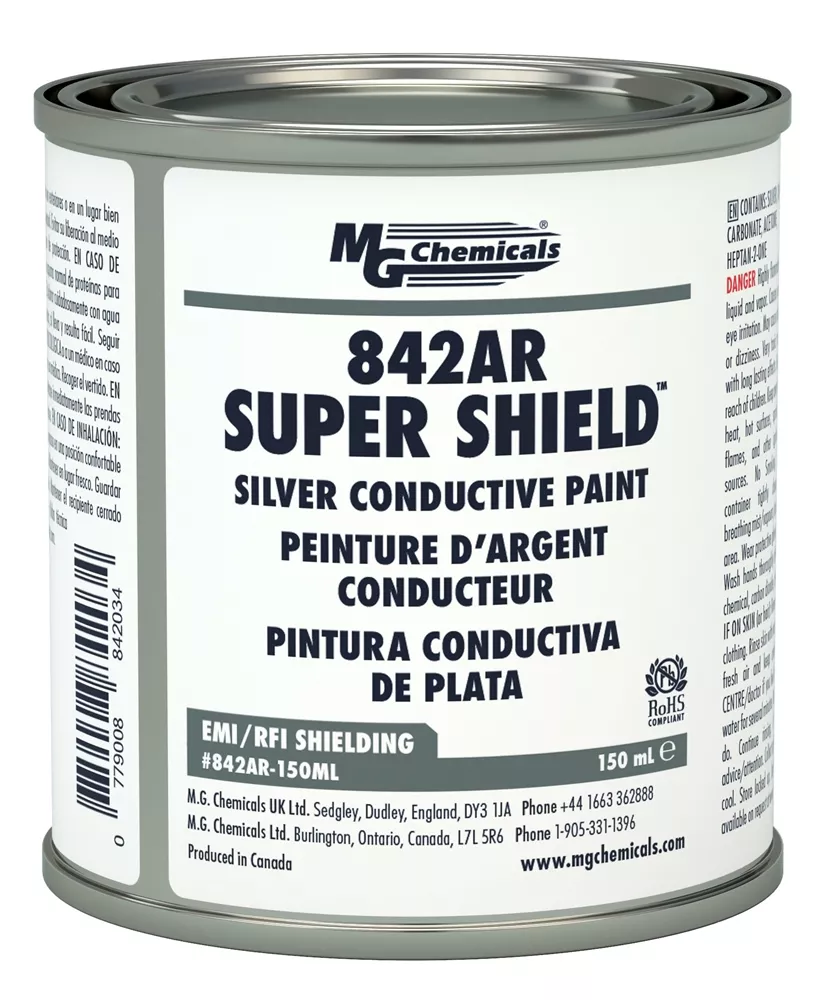 Super Shield™ Silver Conductive Paint, 150 ml (5fl. oz), can