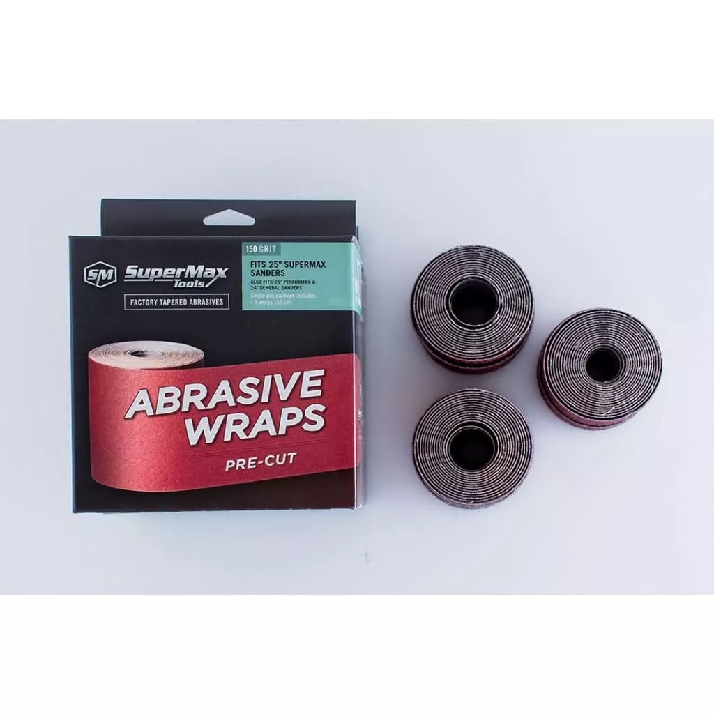 Supermax 60-5060 60-Grit, 25" Drum, 3-Pack