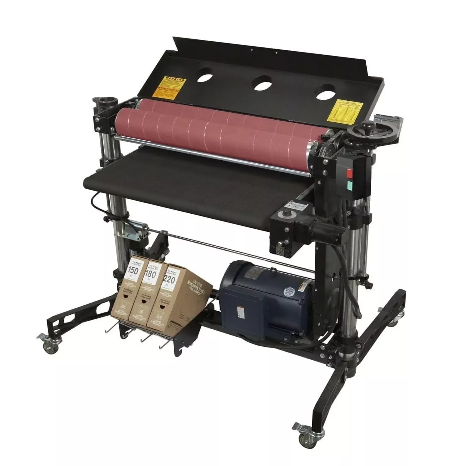 Supermax SUPMX-937003 37" Double Drum, 220V, Single Phase