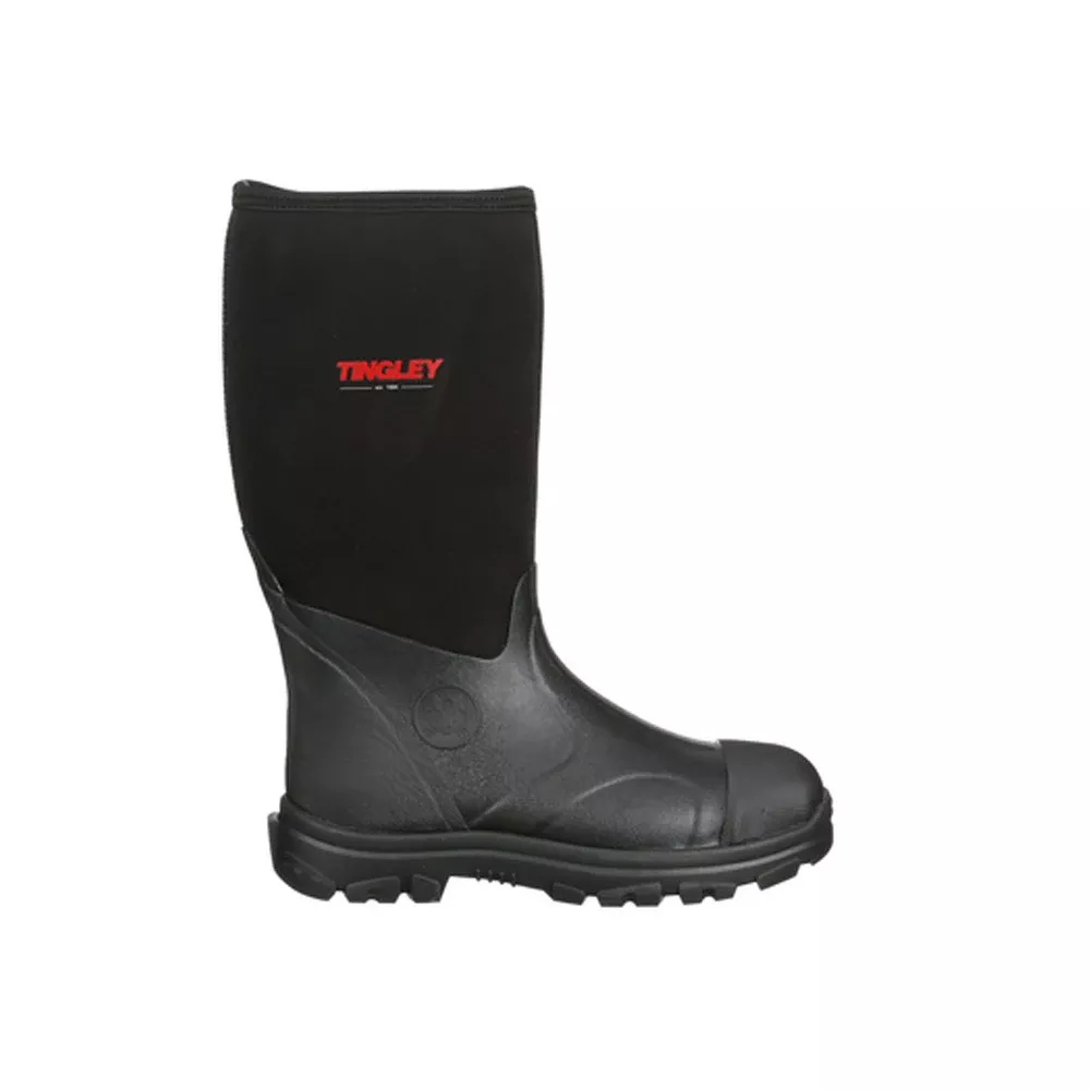 Tingley Badger Men's Plain Soft Toe Boots - Black, 8 87151.08