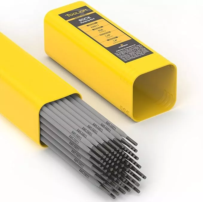 TOOLIOM E6011 Low Hydrogen Welding Rod 1/8" 5LB Carbon Steel Stick Electrodes