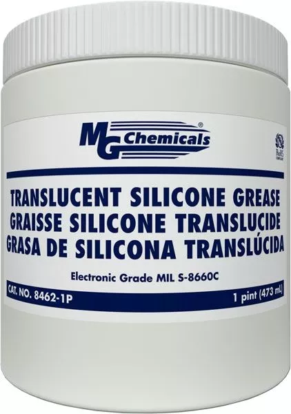 Translucent Silicone Grease, 473 ml (1 pint), jar