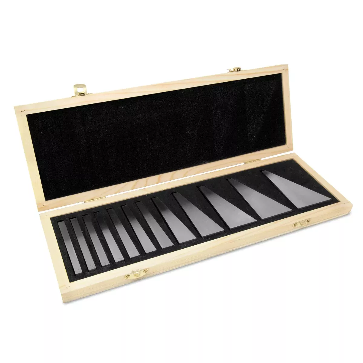 WEN 10412 12-Piece Steel Angle Gauge Block Set with Case