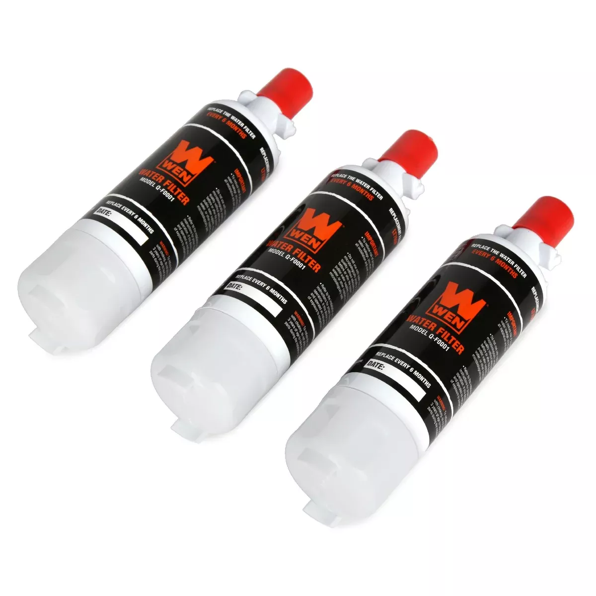 WEN Handyman Q-F0001 Replacement Refrigerator Water Filter, 3 Pack (OEM part number LT700P, ADQ36006101, 469690)