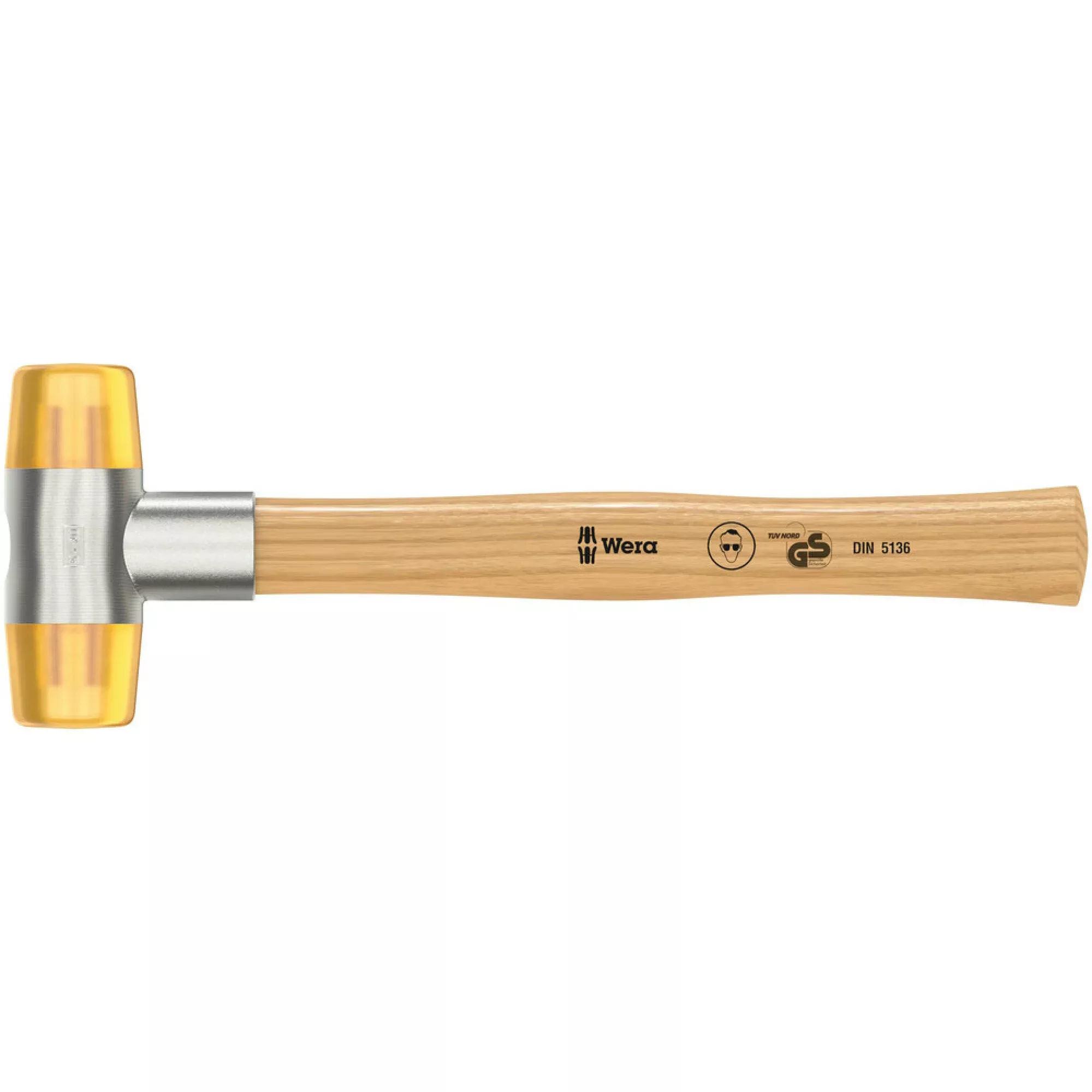Wera 100 Soft-faced hammer with Cellidor head sections, # 7 x 61 mm