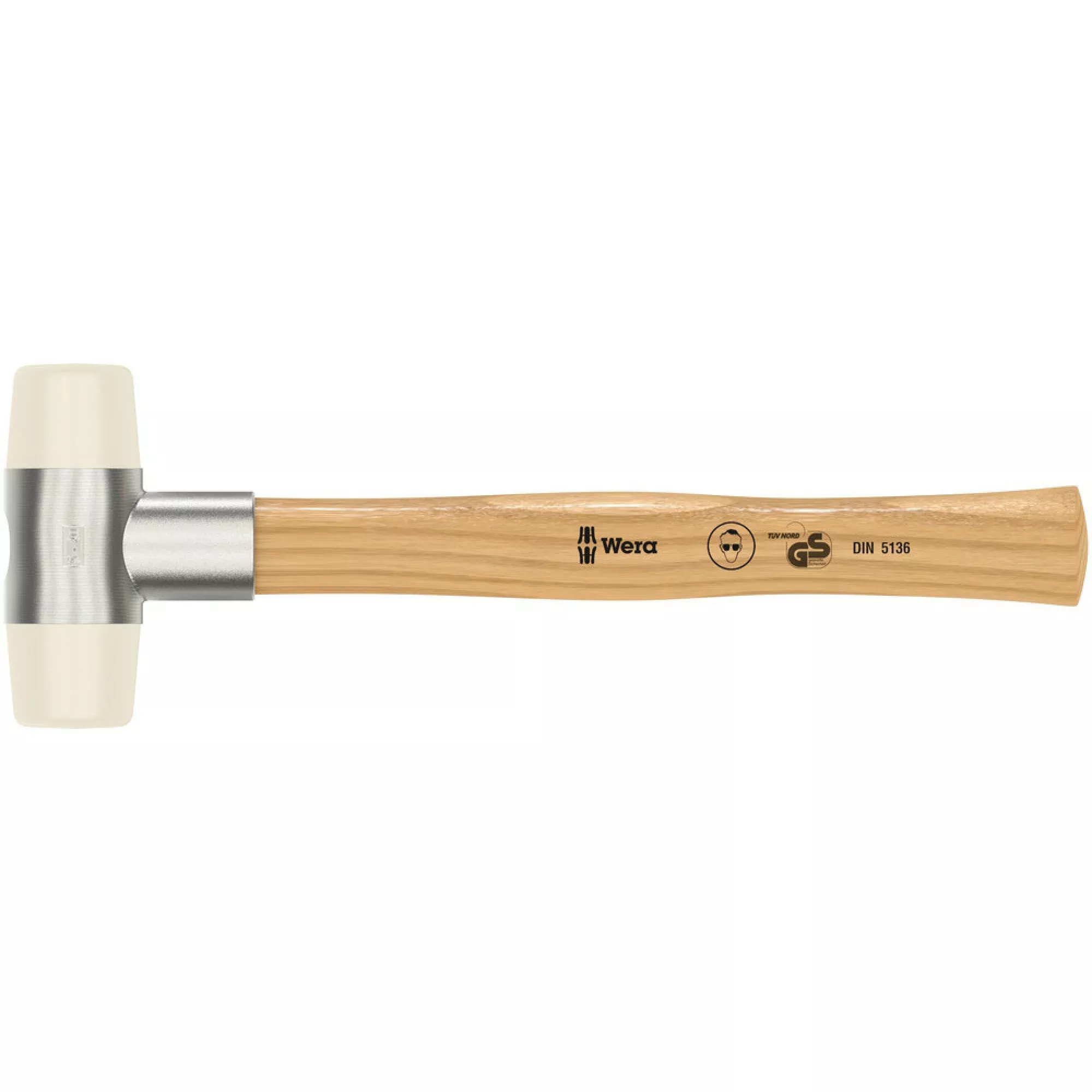 Wera 101 Soft-faced hammer with nylon head sections, # 6 x 51 mm