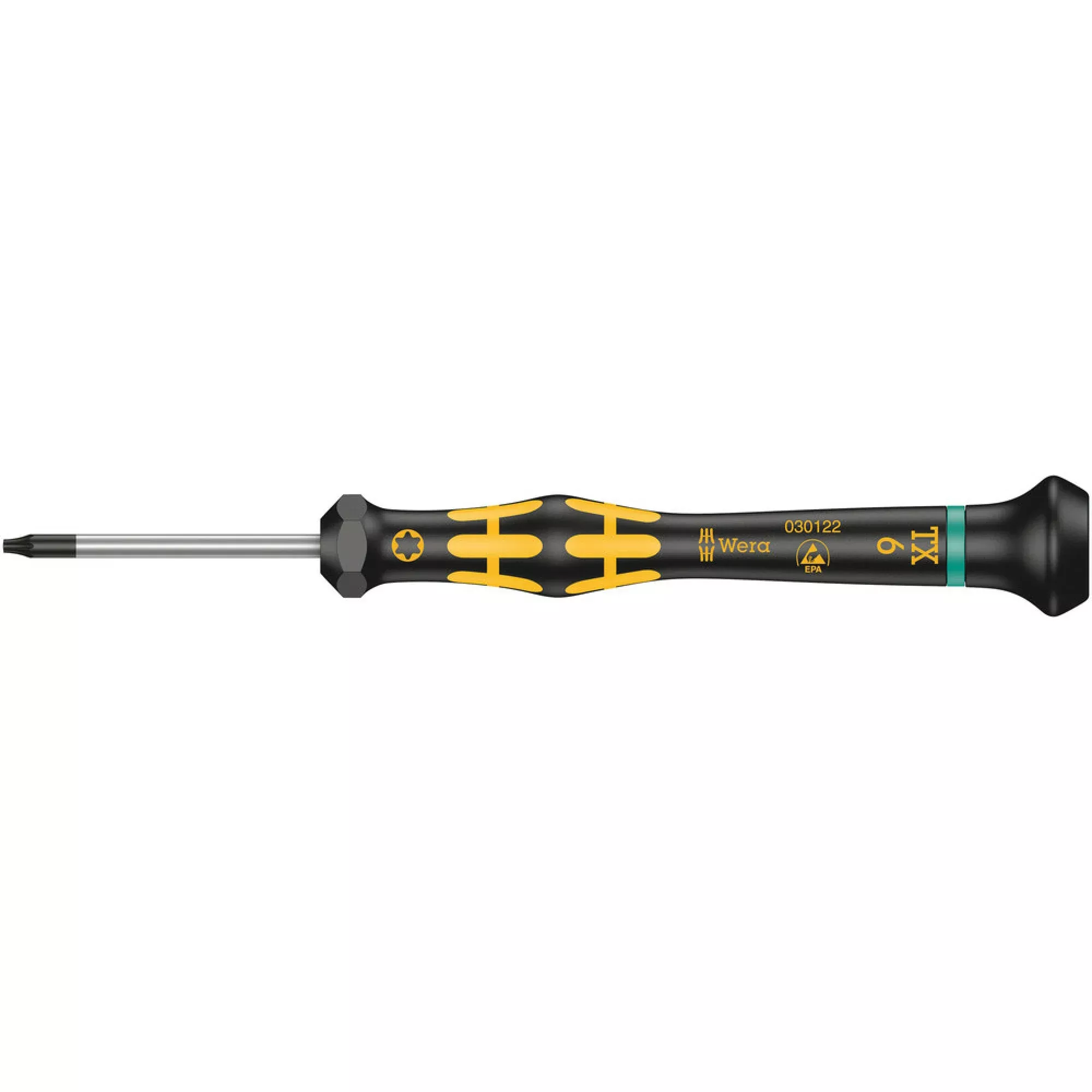 Wera 1567 TORX ESD Kraftform Micro screwdriver for TORX screws, TX 5 x 40 mm
