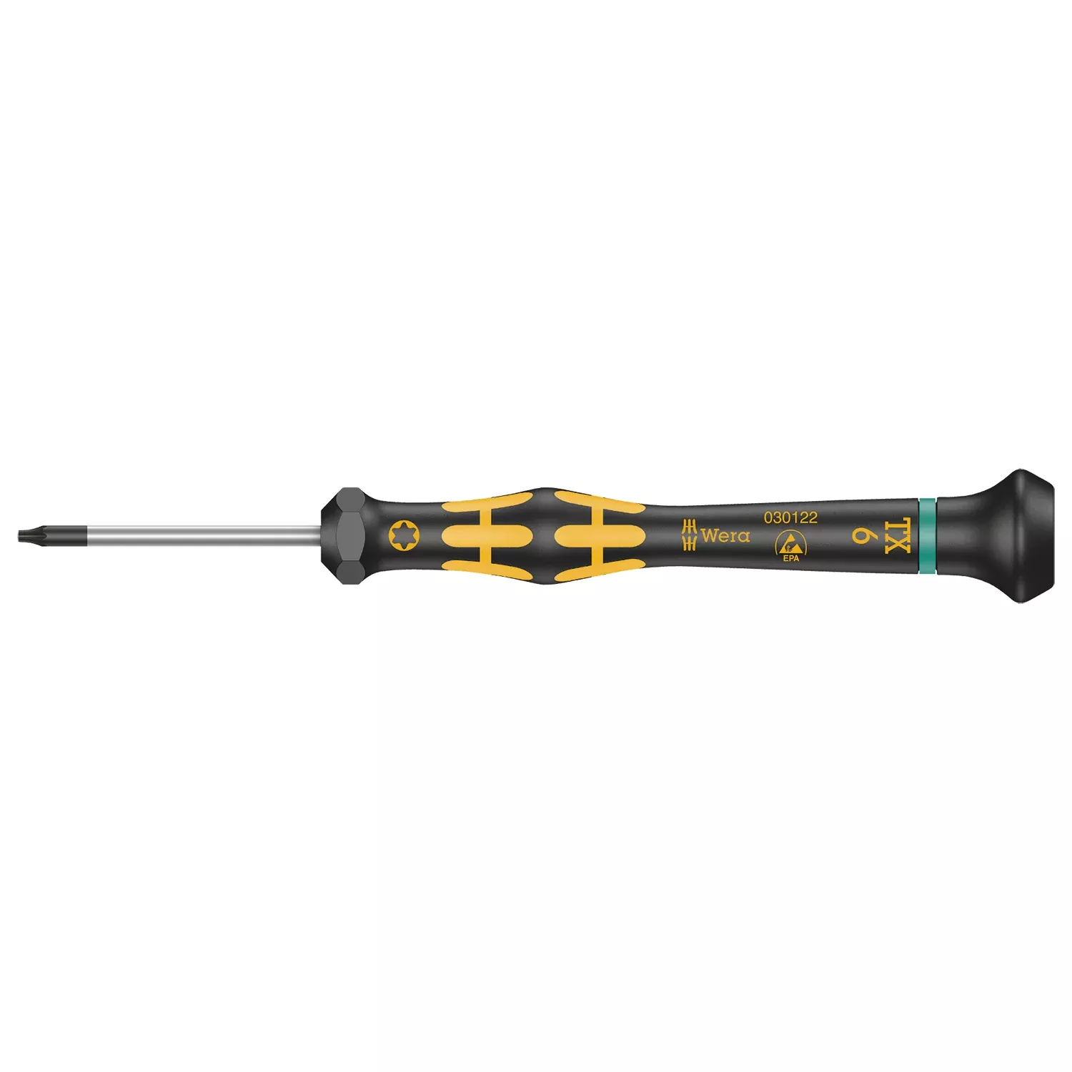 Wera 1567 TORX ESD Kraftform Micro screwdriver for TORX screws, TX 6 x 40 mm
