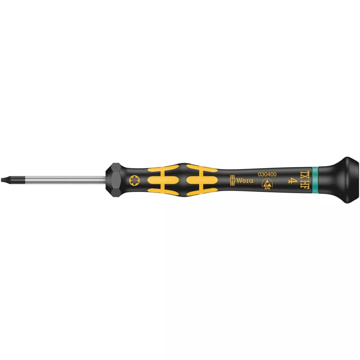 Wera 1567 TORX HF ESD Kraftform Micro screwdriver with holding function for TORX screws, TX 4 x 40 mm