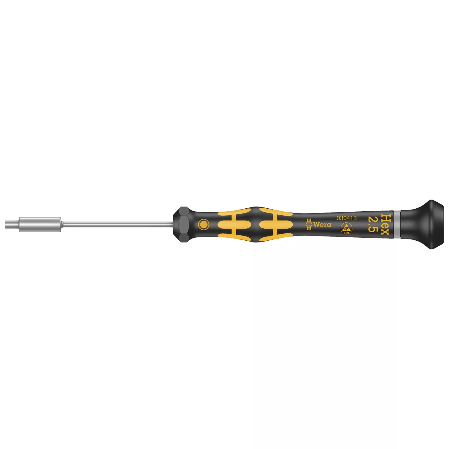 Wera 1569 ESD Nutdriver Kraftform Micro, 2.5 x 60 mm