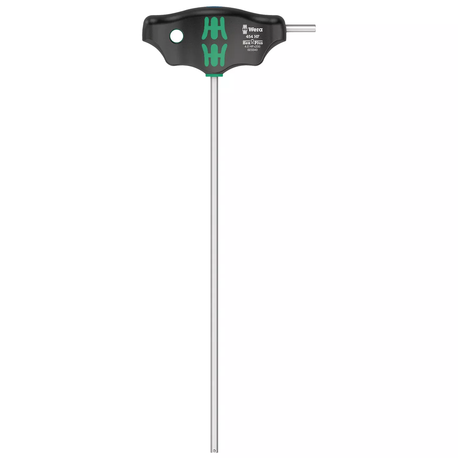 Wera 454 HF T-handle hexagon screwdriver Hex-Plus with holding function, 4 x 200 mm
