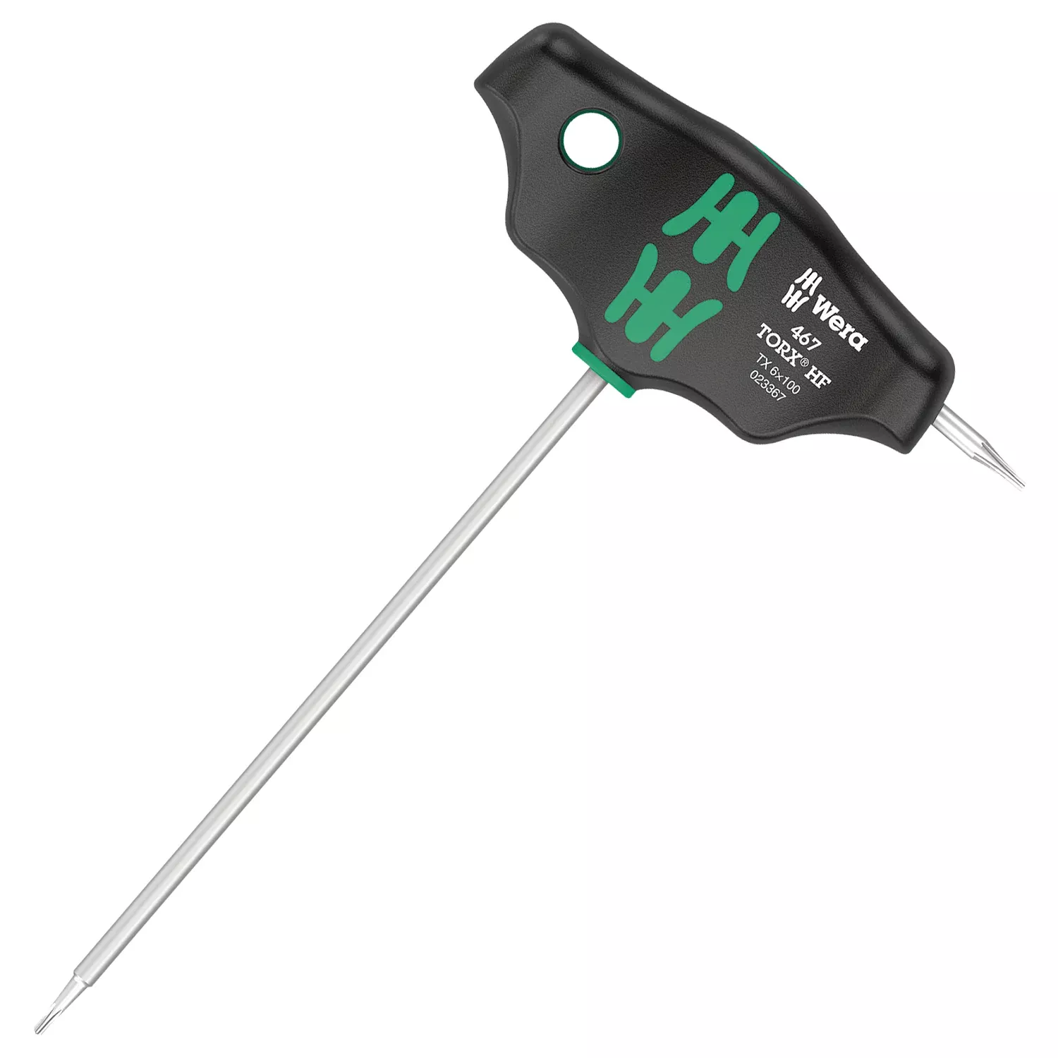 Wera 467 TORX HF T-handle screwdriver with holding function, TX 6 x 100 mm