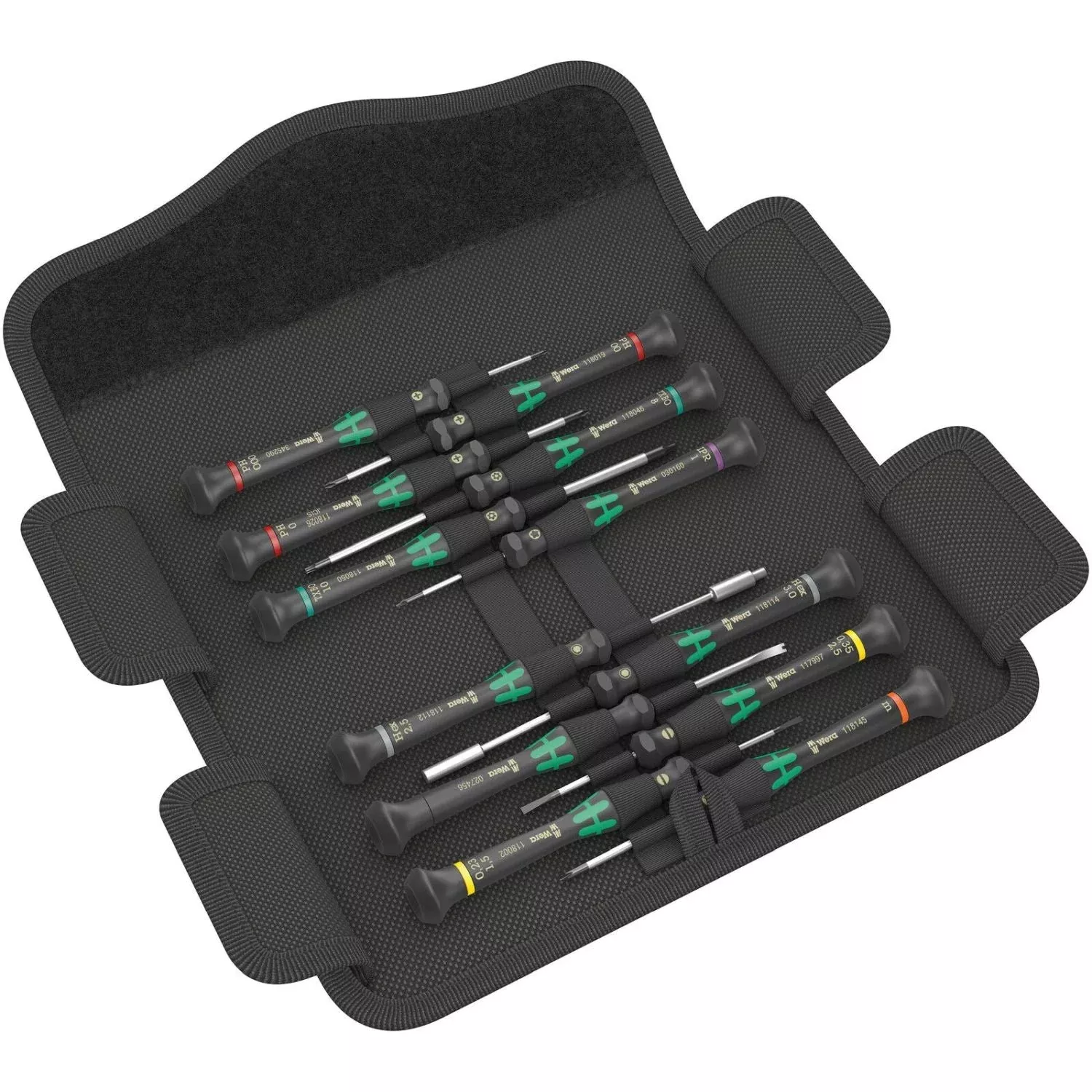 Wera Kraftform Micro 12 Electronics 1 Screwdriver set for electronic applications, 12 pieces